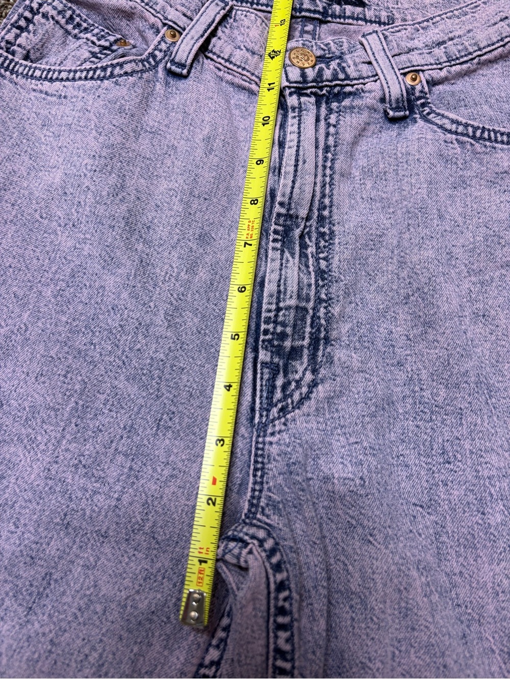 MOTHER SNACK TWIZZY SKIMP Silver-Pink Wash Denim Jeans - Picture 5 of 8